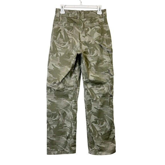 Abercrombie Fitch Curve Love Camo Cargo Pants Women's Size 27 4L Full Length - Picture 7 of 9